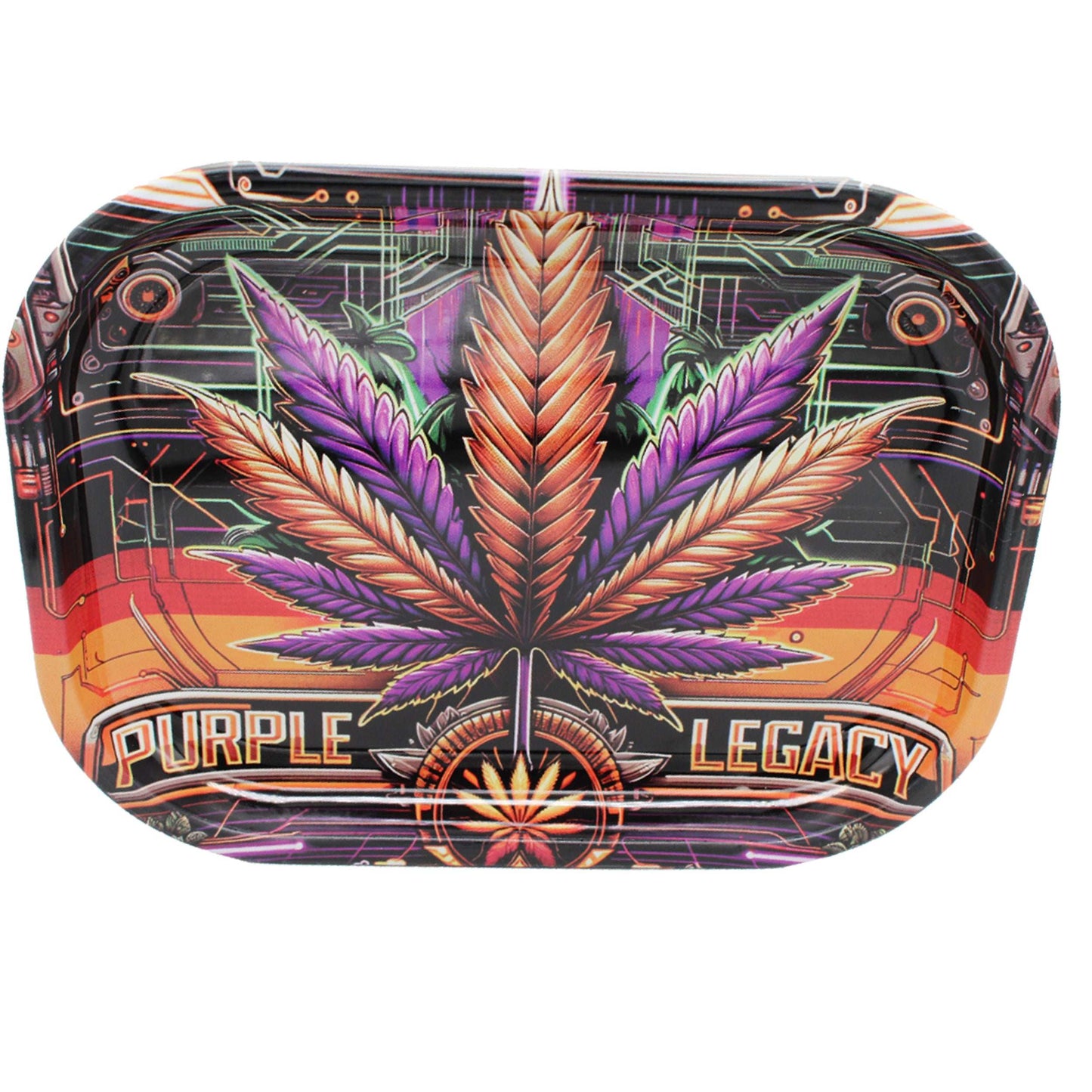 Rolling Tray Cyber Legacy - PURPLE LEGACY SHOP