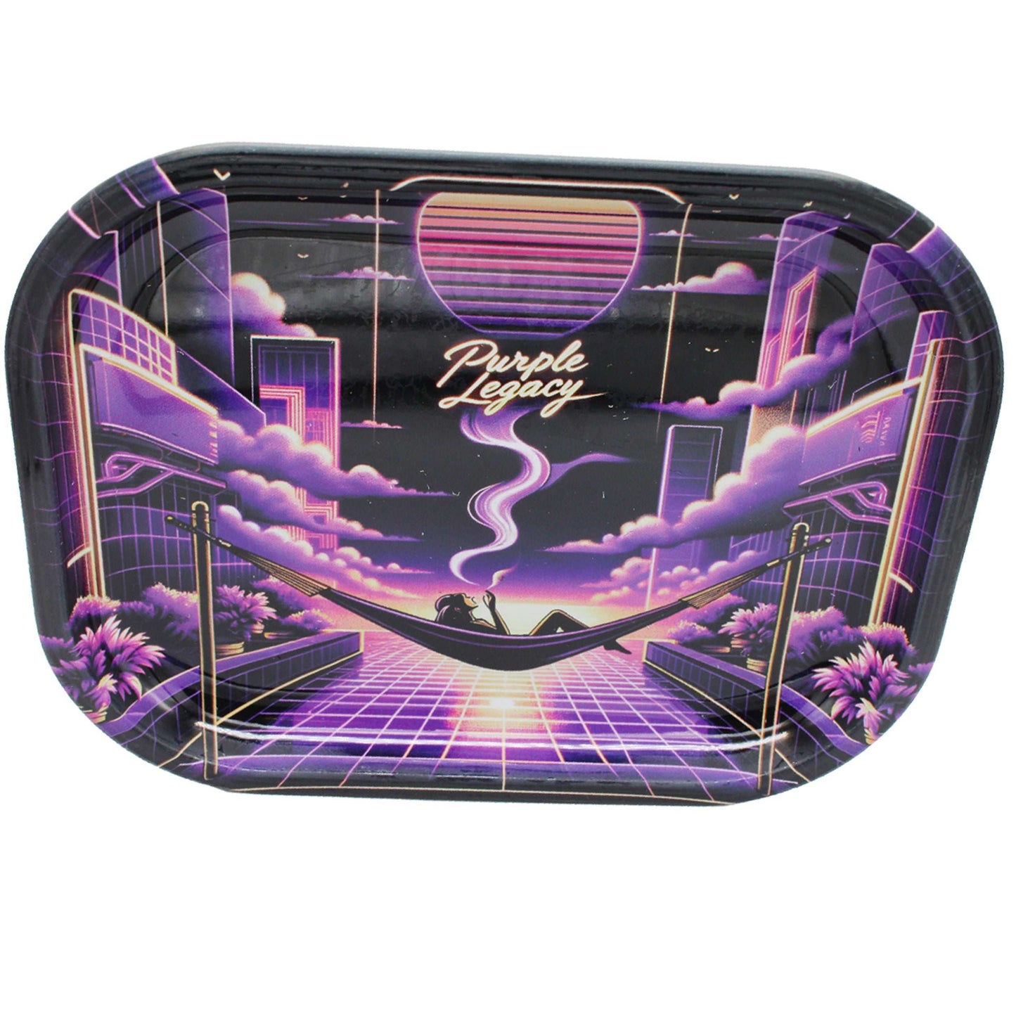 Rolling Tray Cyber Legacy - PURPLE LEGACY SHOP