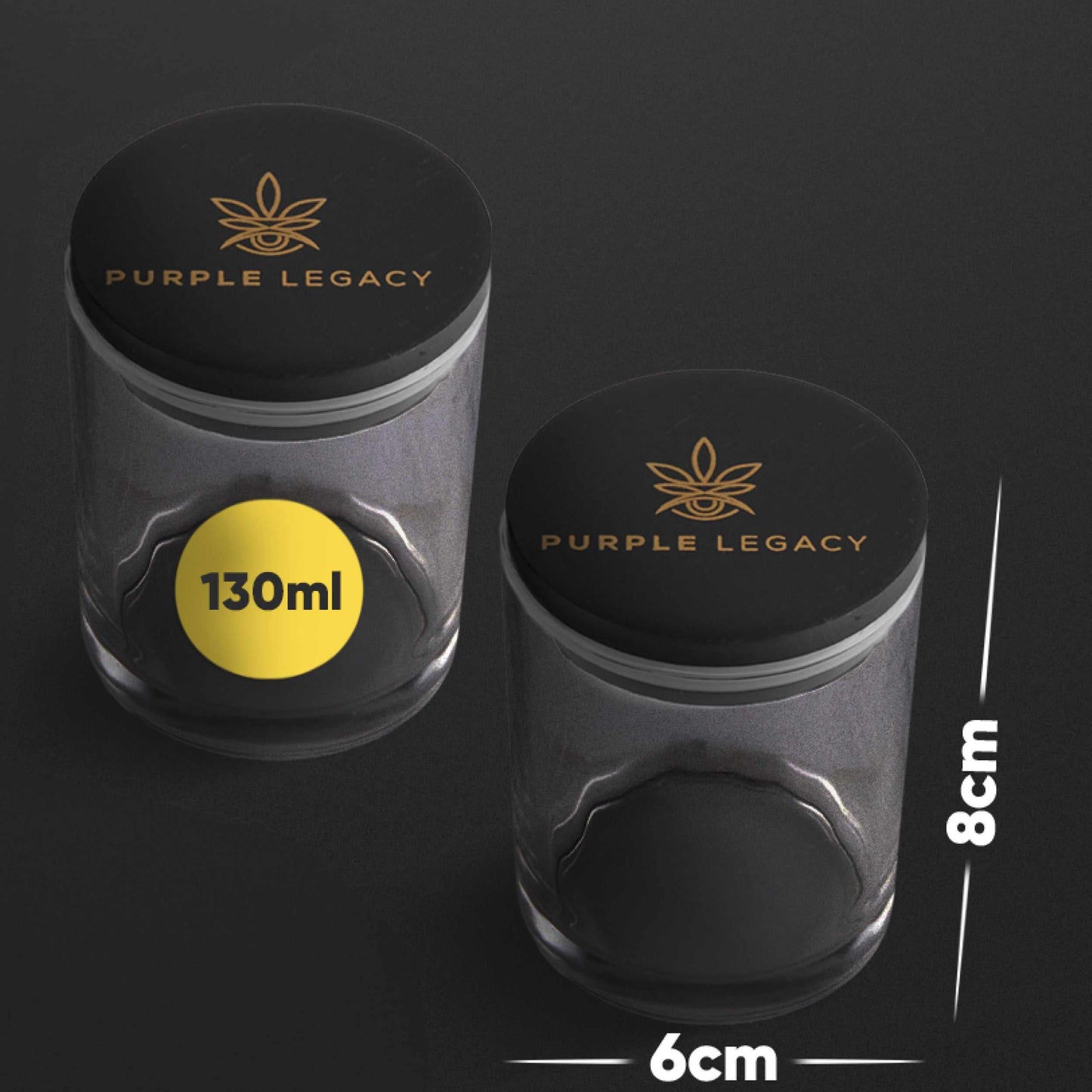 Ersatz Glas mit Deckel für die PURPLE LEGACY BOX - PURPLE LEGACY SHOP