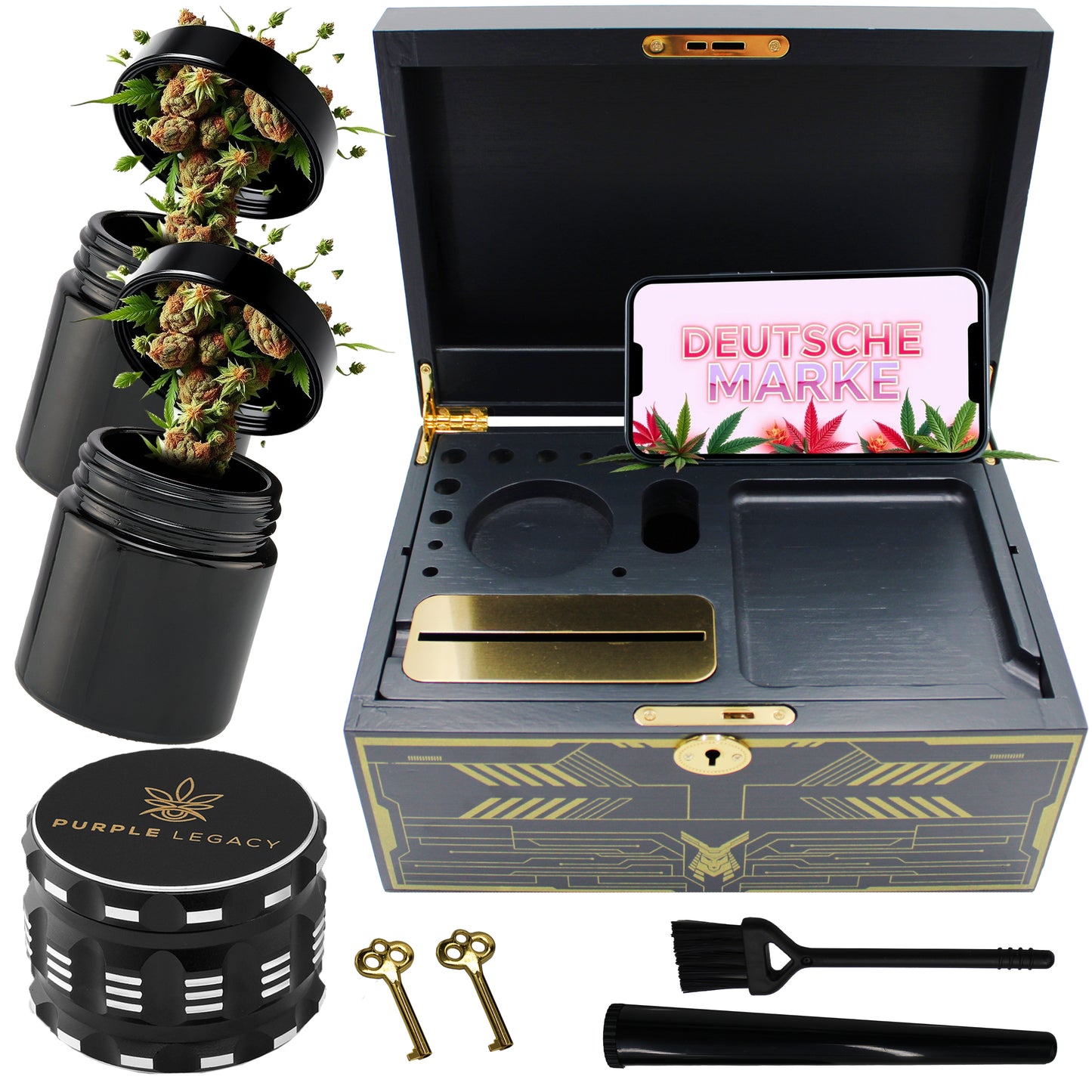 Stash Box Riesig Box für Cannabis & Zubehör