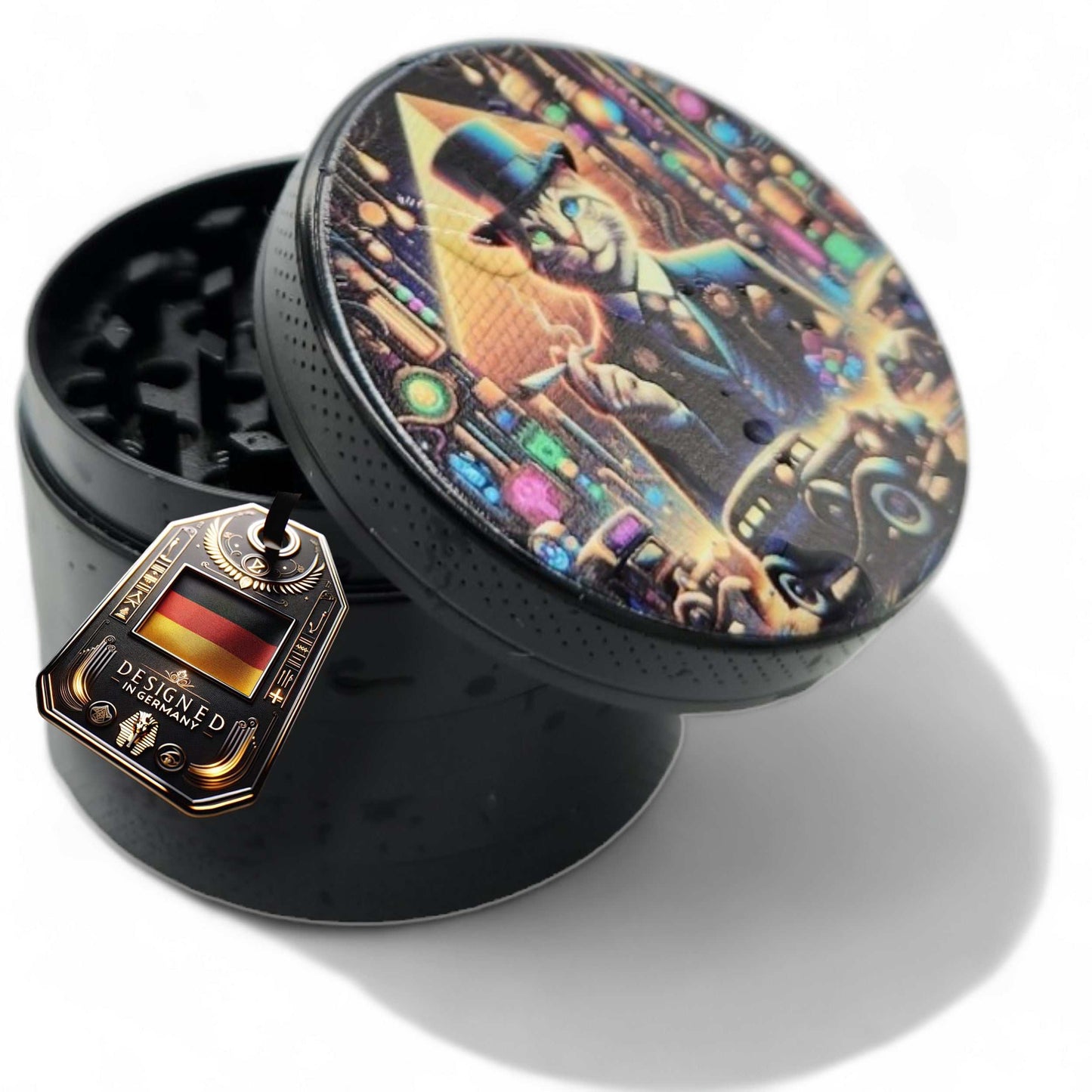 Grinder Set Scharfe Diamant-Form Zähne ø 50 mm 4-Teilig - PURPLE LEGACY SHOP