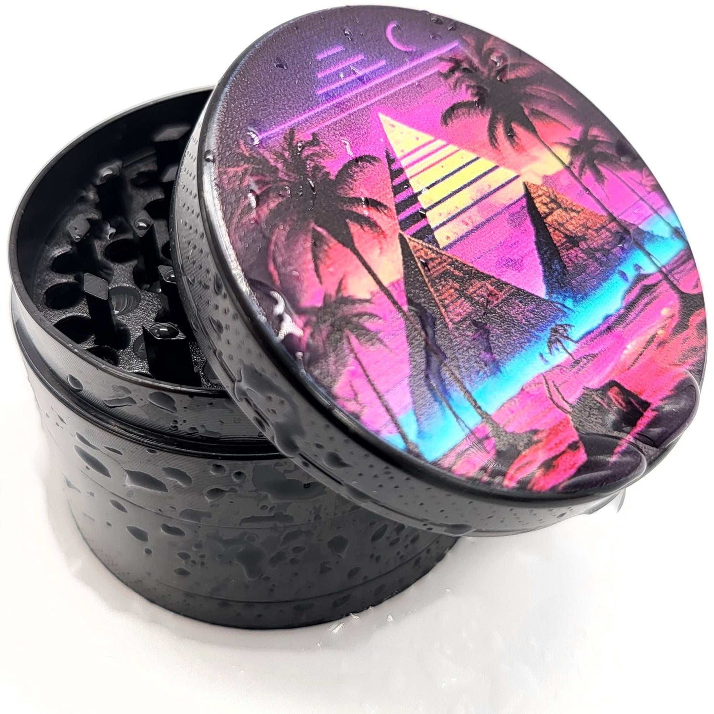 Grinder Set Scharfe Diamant-Form Zähne ø 50 mm 4-Teilig - PURPLE LEGACY SHOP