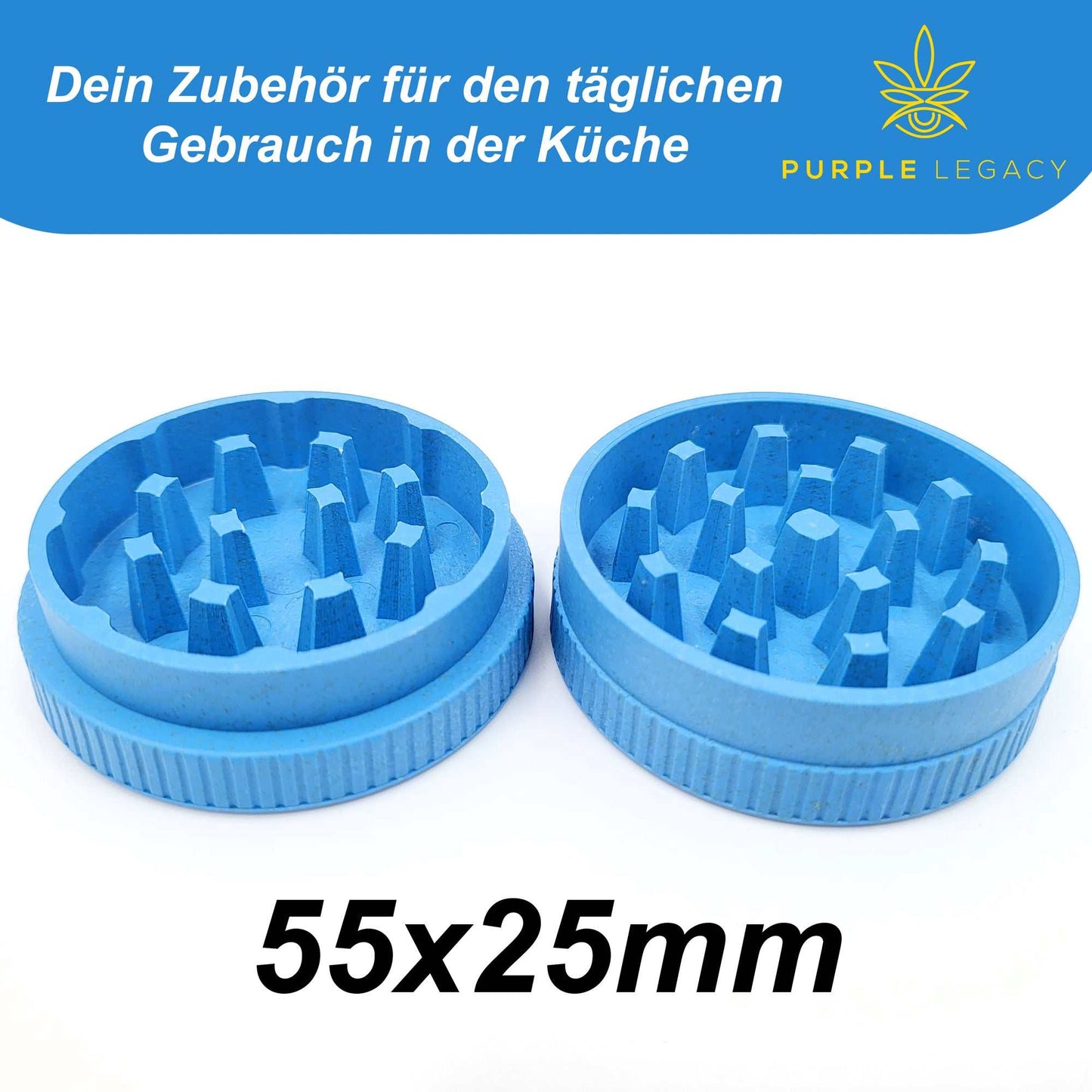Biologisch abbaubarer Grinder aus Pflanzenfaser - PURPLE LEGACY SHOP