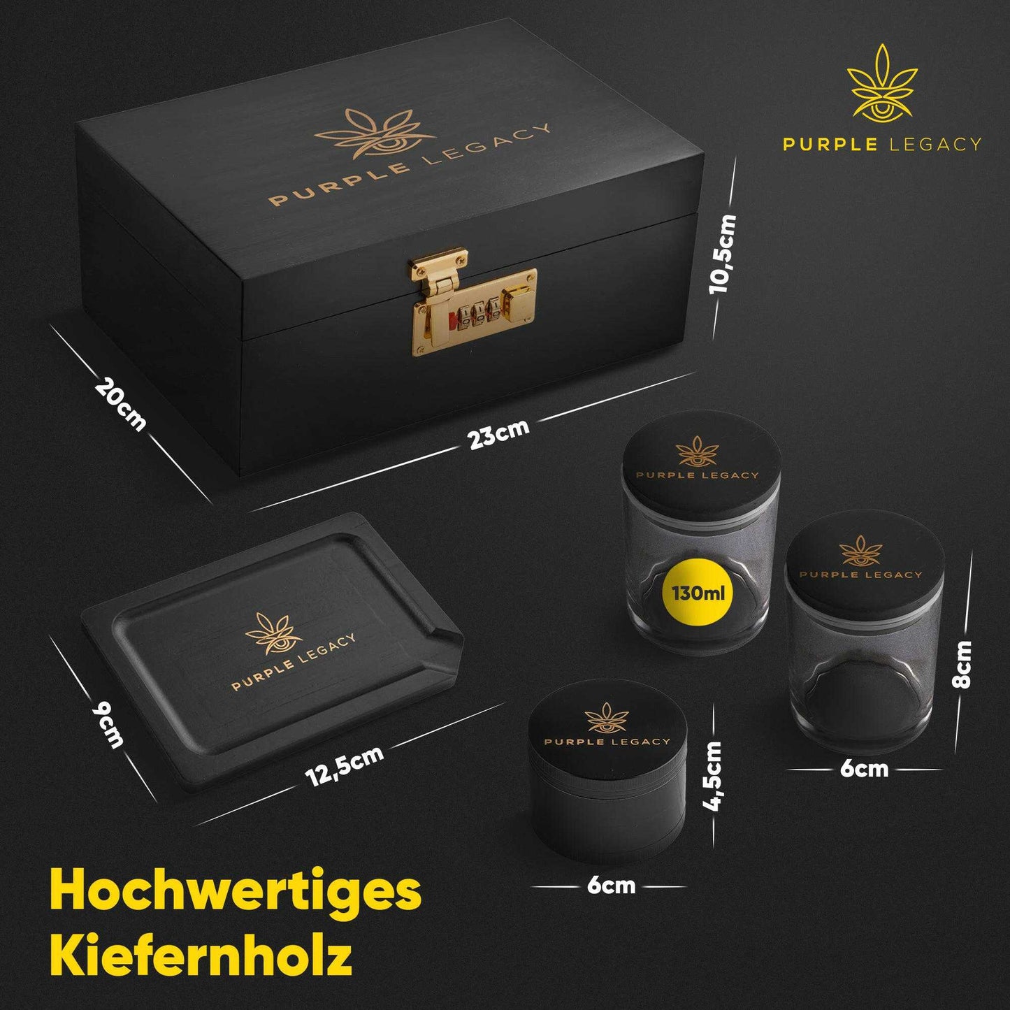 Cannabis Aufbewahrungsbox Kiffer Aufbewahrungsbox - PURPLE LEGACY SHOP