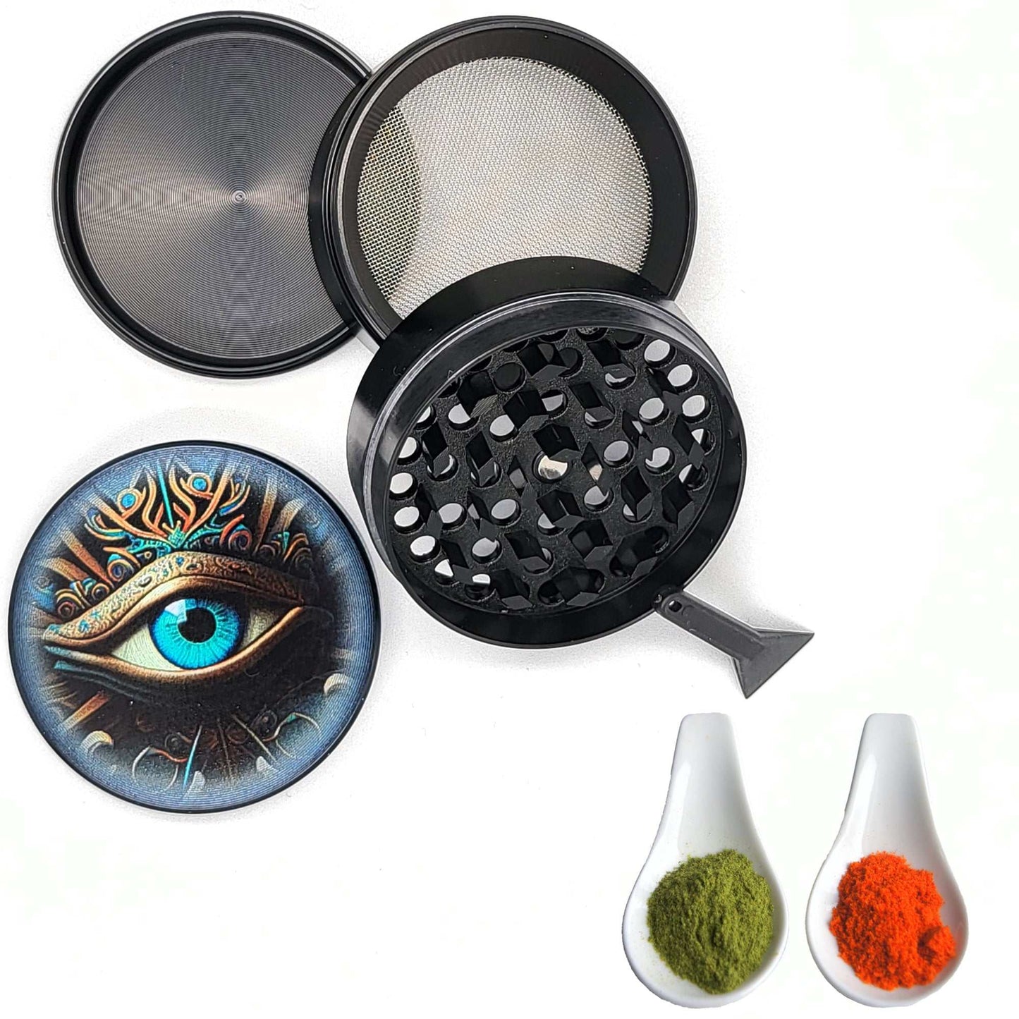 Grinder Set Scharfe Diamant-Form Zähne ø 50 mm 4-Teilig - PURPLE LEGACY SHOP