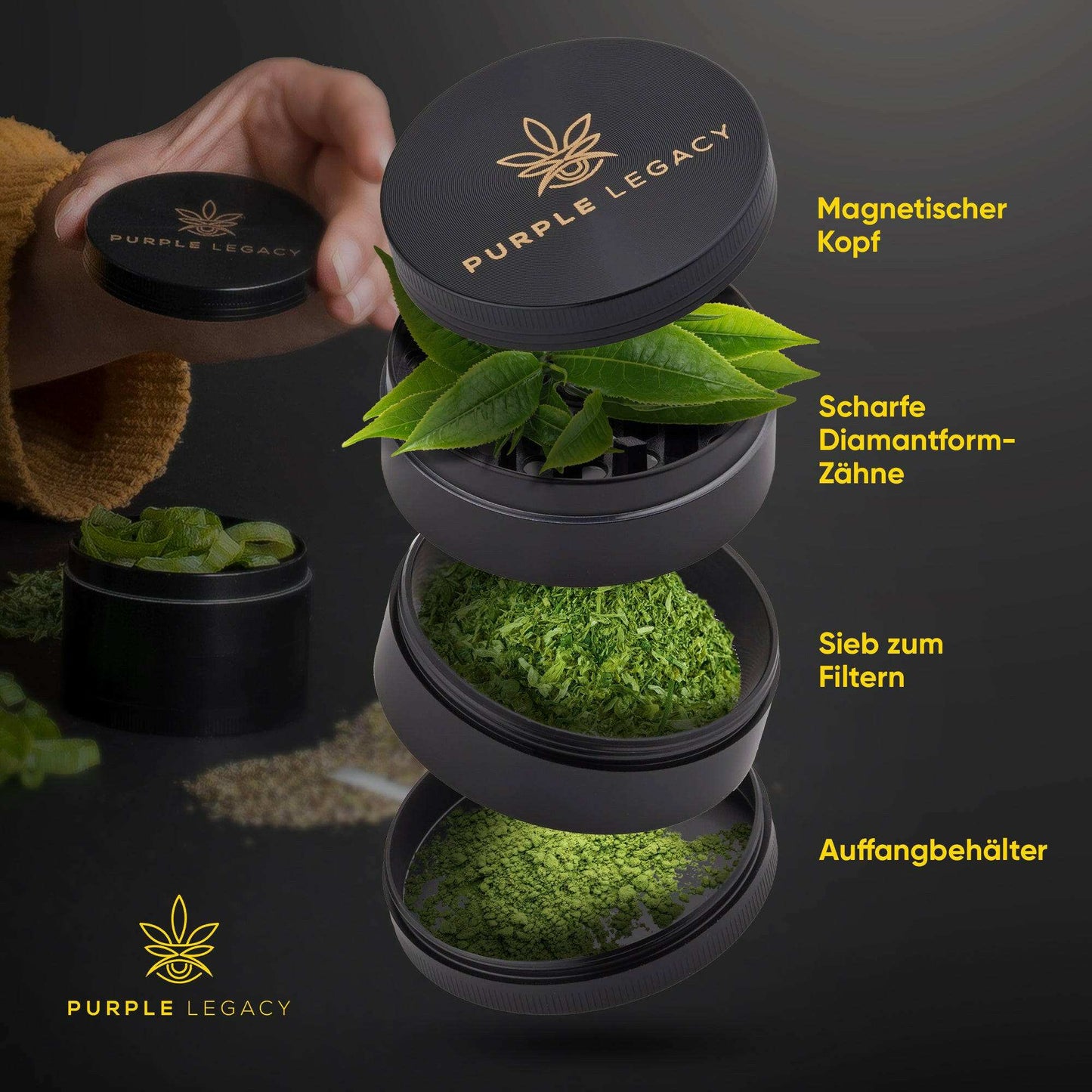 Cannabis Aufbewahrungsbox Kiffer Aufbewahrungsbox - PURPLE LEGACY SHOP