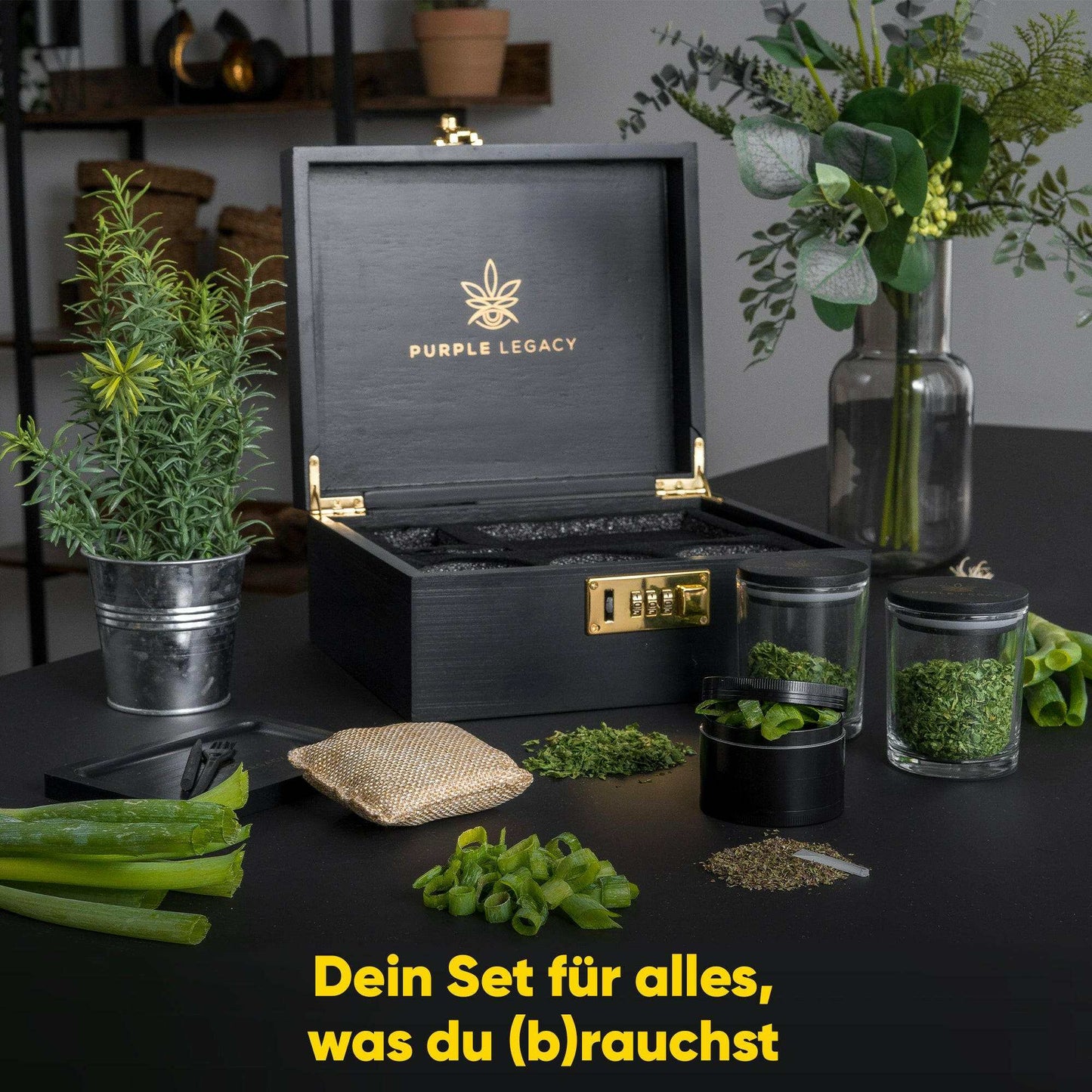 Cannabis Aufbewahrungsbox Kiffer Aufbewahrungsbox - PURPLE LEGACY SHOP