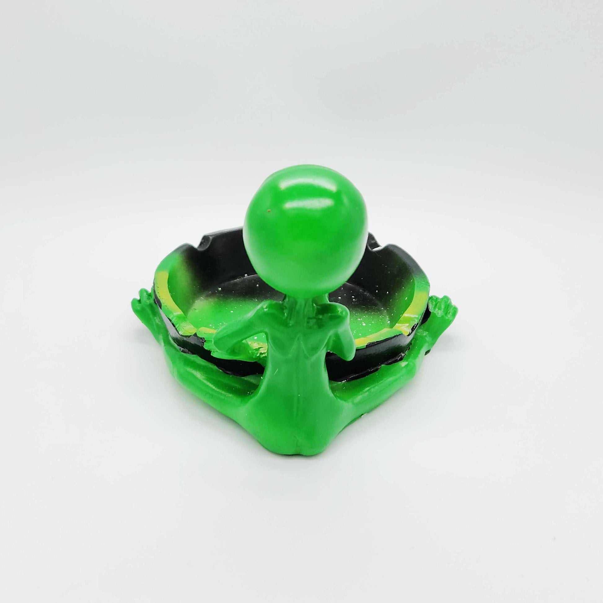 Alien-Aschenbecher - Lustiges & Einzigartiges Design - Perfekt für Joints & Kiffer - Großer Aschenbecher mit Alien-Deko - Witziges Raucher-Zubehör - PURPLE LEGACY SHOP