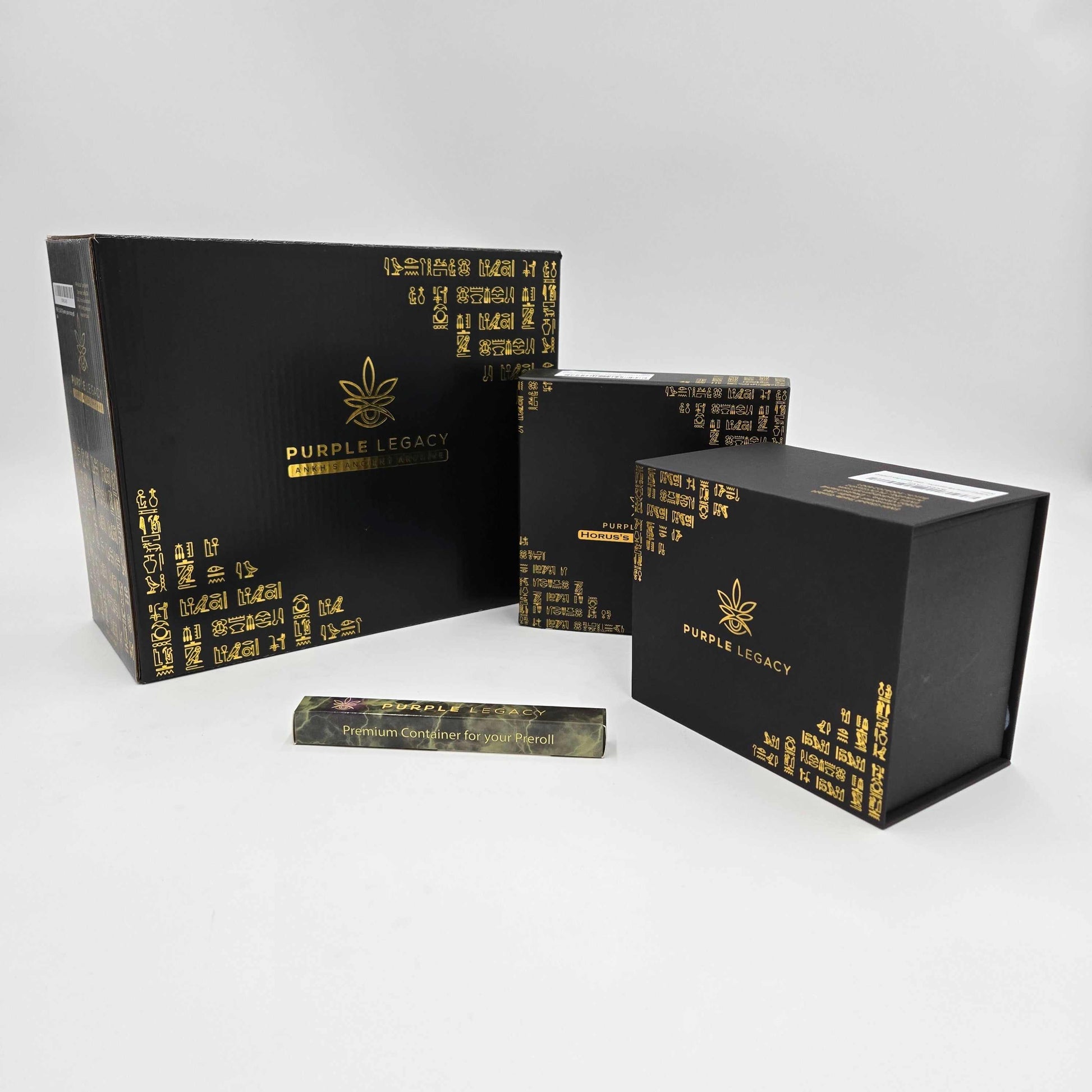ANGEBOT: Stash Box + Stash Glas 250ml + Aschenbecher + Joint Case - PURPLE LEGACY SHOP
