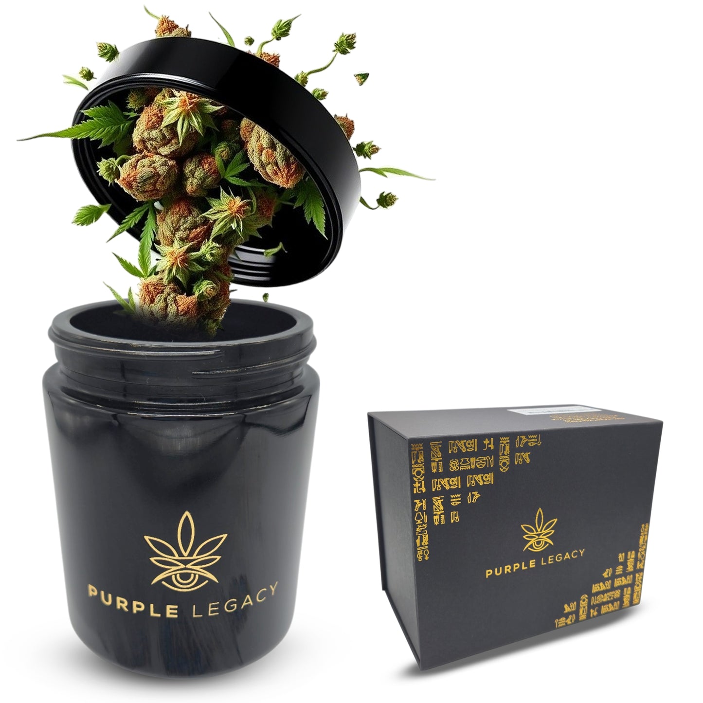1x Stash Jar 250 oder 500 ml UV-Aufbewahrungs-Behälter