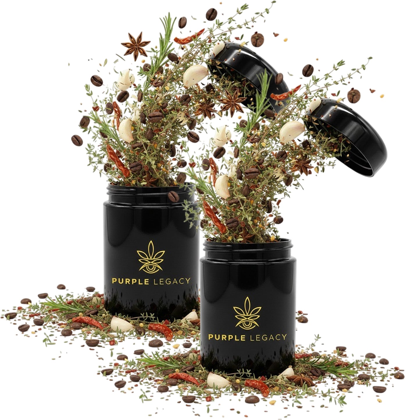 Stash Jar 250 oder 500 ml UV-Aufbewahrungs-Behälter