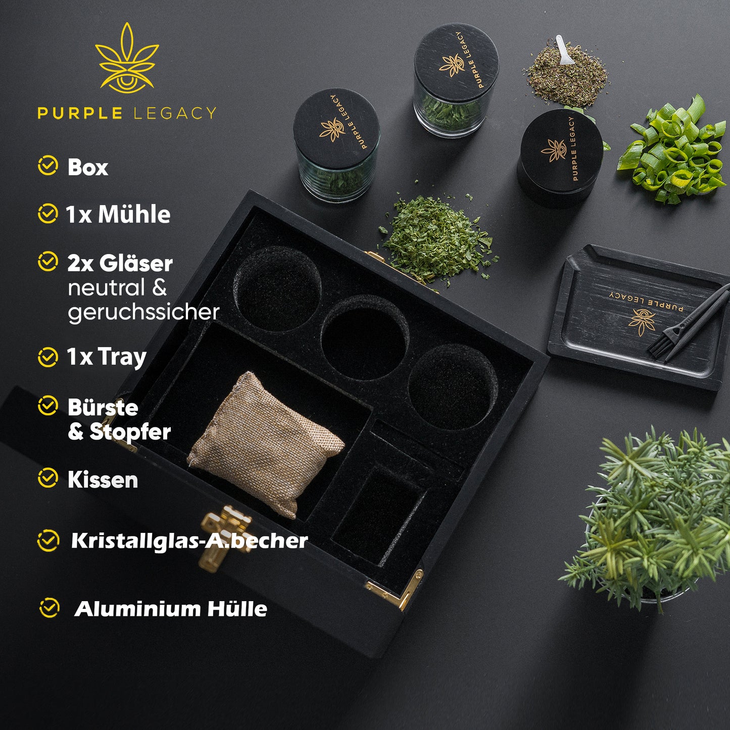 Cannabis Aufbewahrungsbox Kiffer Aufbewahrungsbox