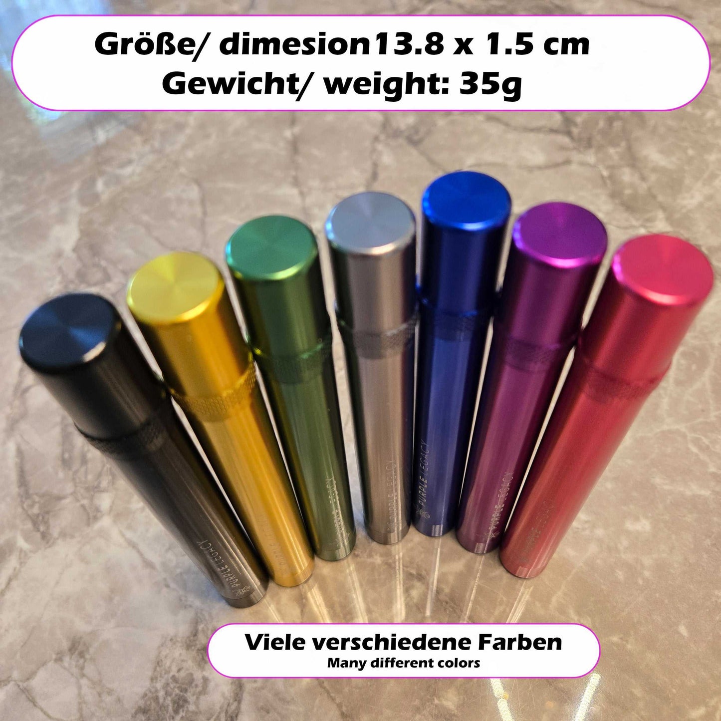 Joint Case Joint Hülle Geruchsdicht & Wasserdicht 3 Teilig - PURPLE LEGACY SHOP
