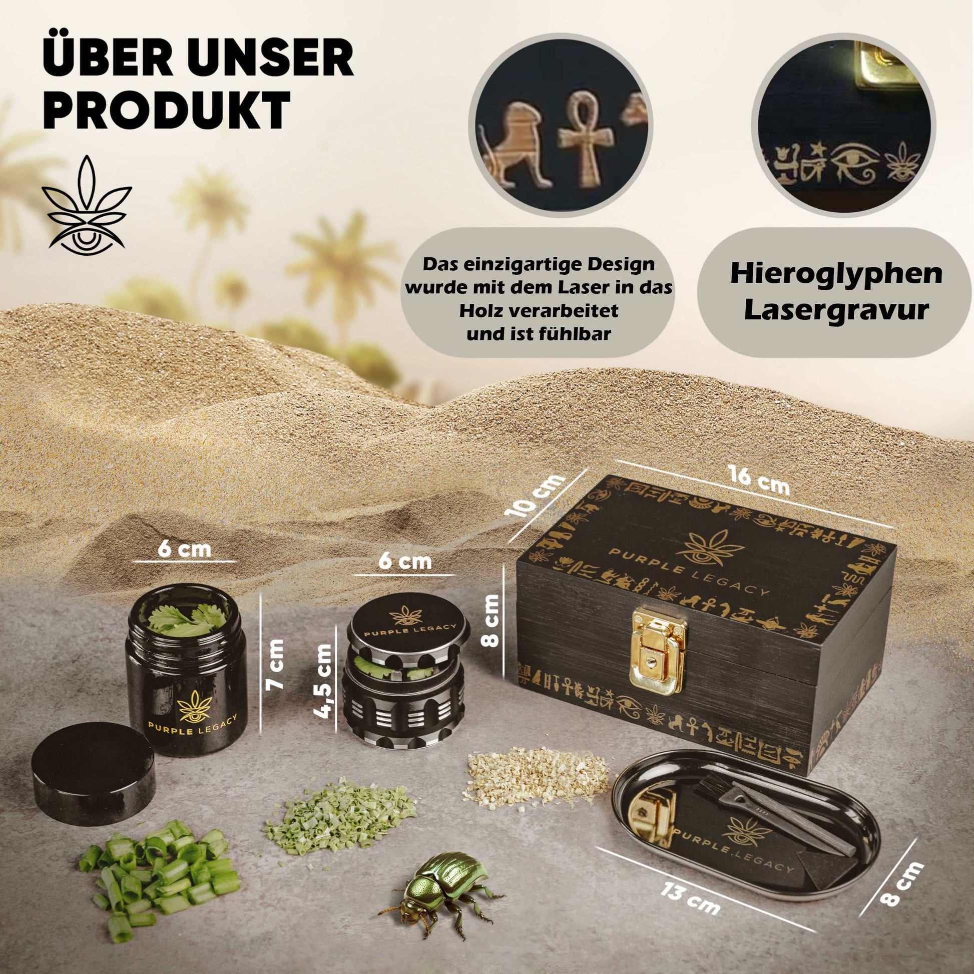 Stash Box, Grinder, Kiffer Box oder Kiffer Zubehör