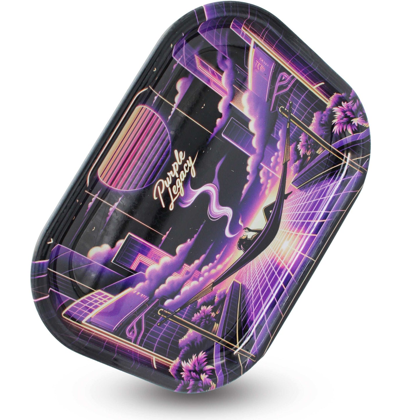 Rolling Tray Cyber Legacy - PURPLE LEGACY SHOP
