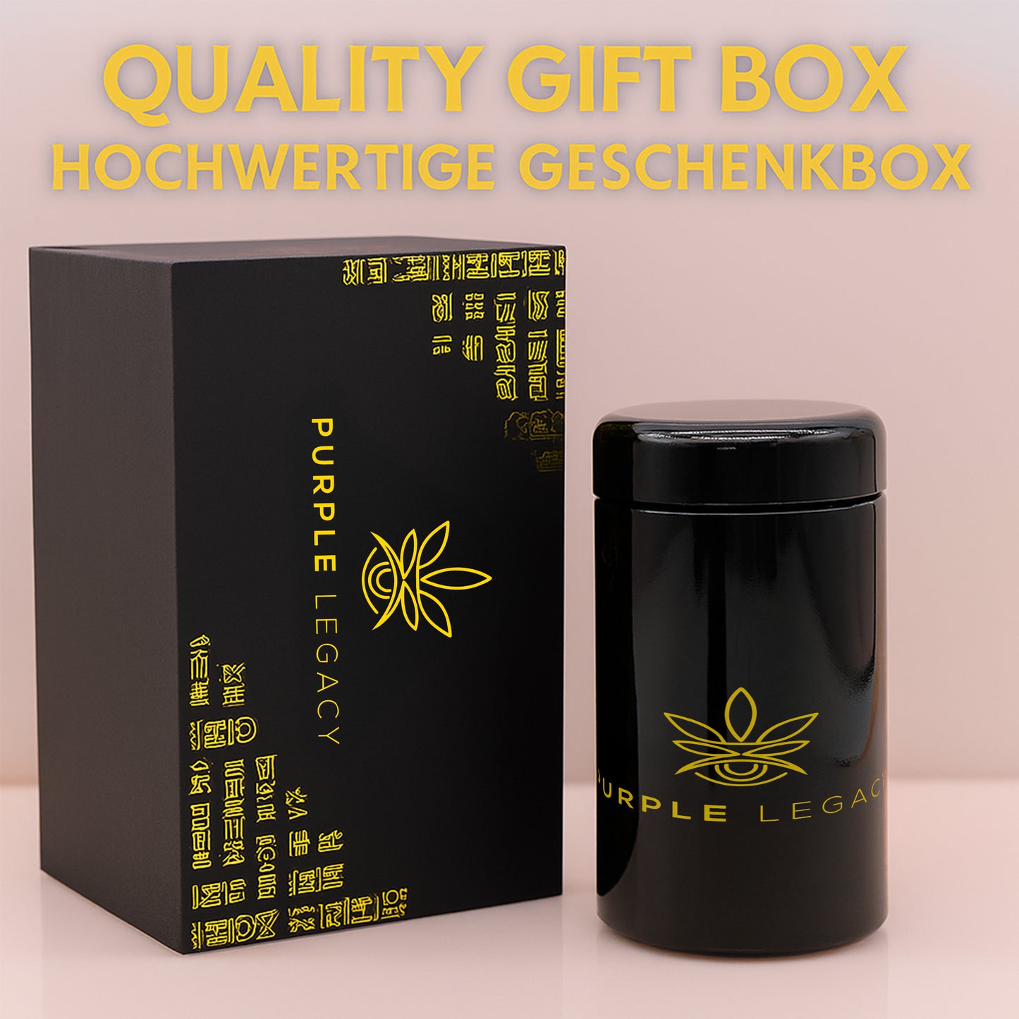 Stash Jar 250 oder 500 ml UV-Aufbewahrungs-Behälter