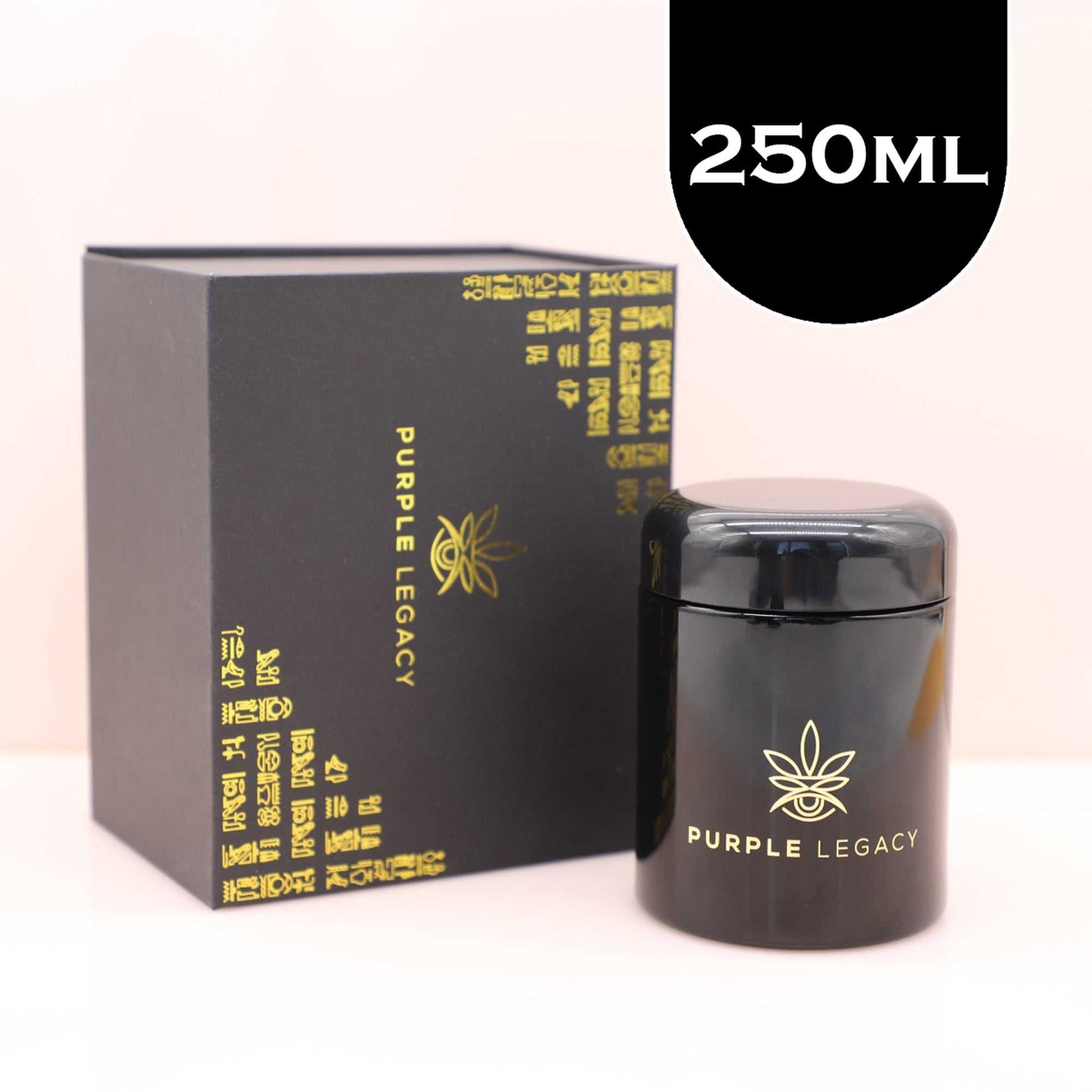 2x Stash Jar 100 ml UV-Aufbewahrungs-Behälter - PURPLE LEGACY SHOP