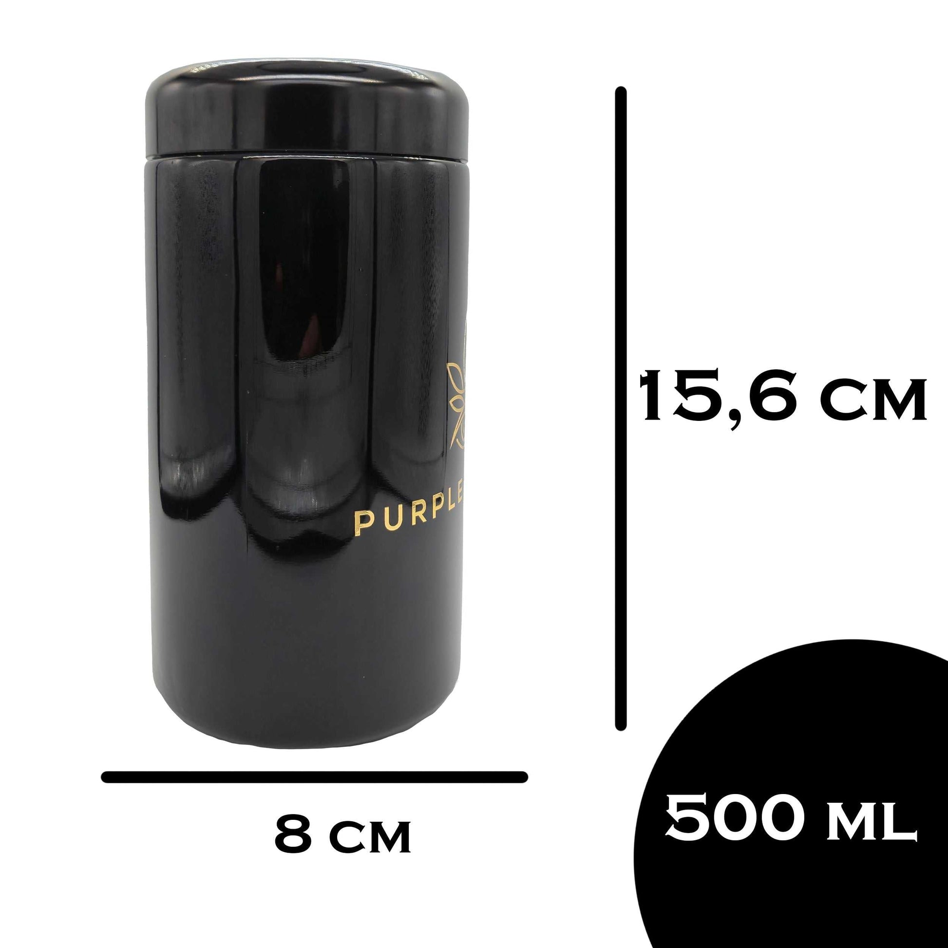 2x Stash Jar 100 ml UV-Aufbewahrungs-Behälter - PURPLE LEGACY SHOP