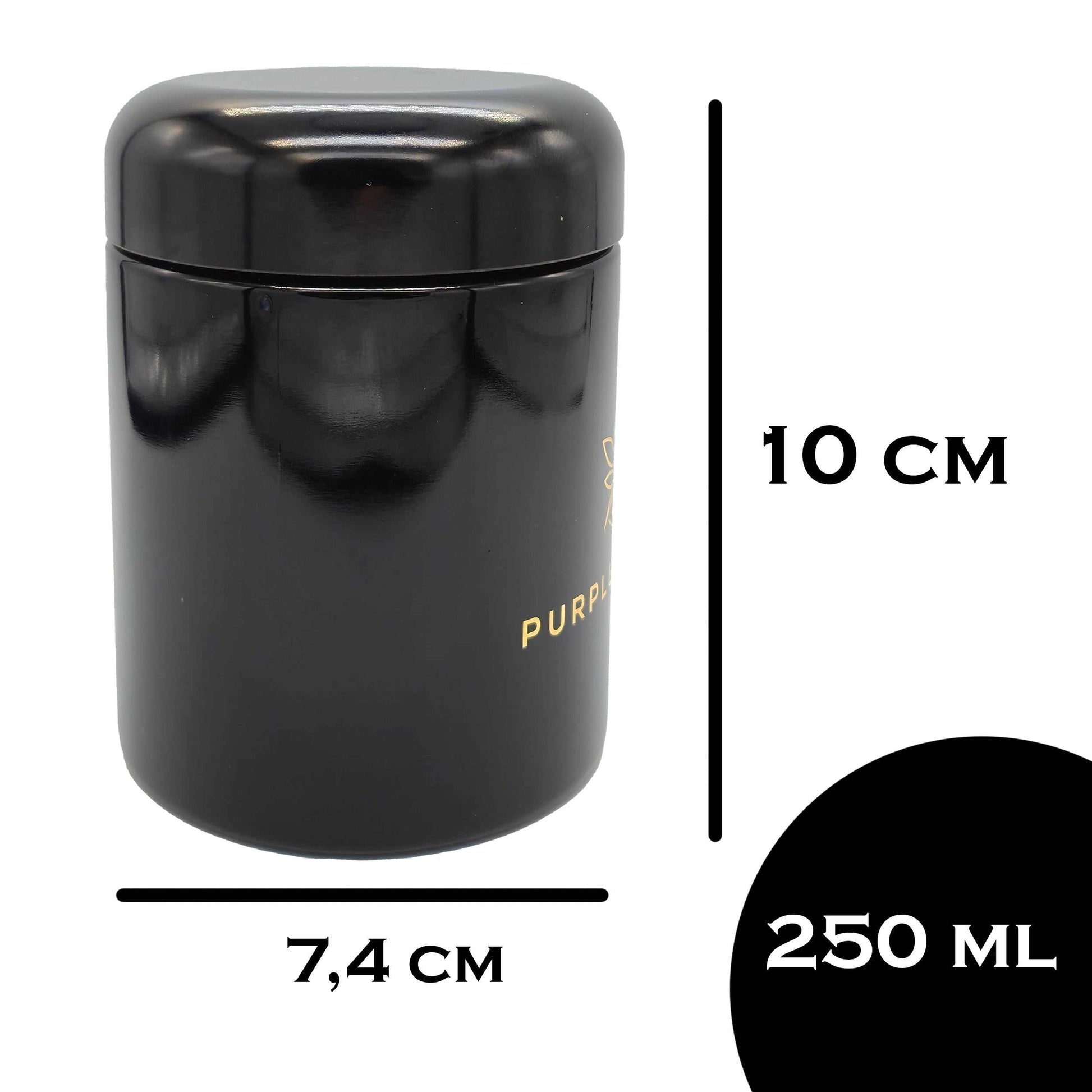 2x Stash Jar 100 ml UV-Aufbewahrungs-Behälter - PURPLE LEGACY SHOP