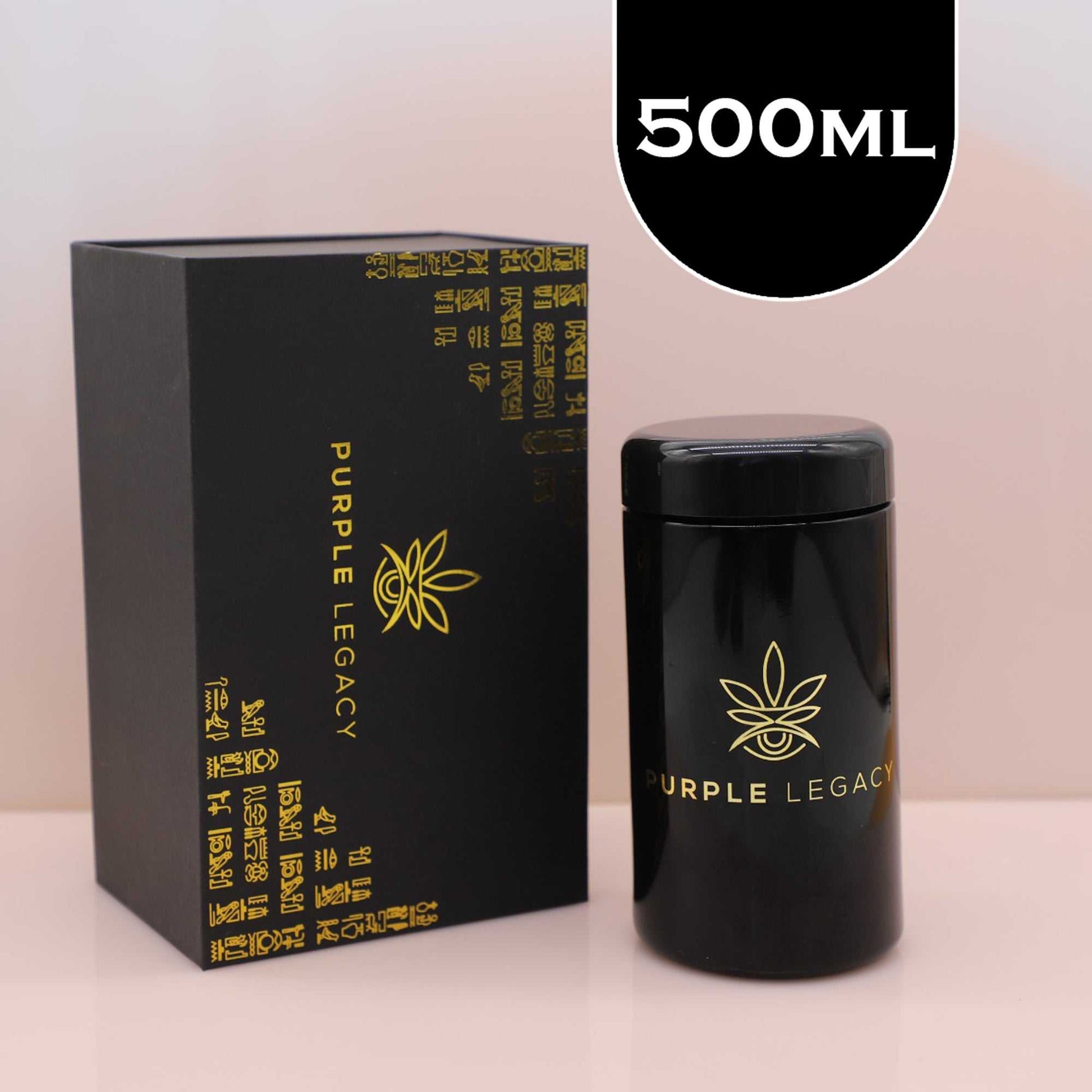 2x Stash Jar 100 ml UV-Aufbewahrungs-Behälter - PURPLE LEGACY SHOP