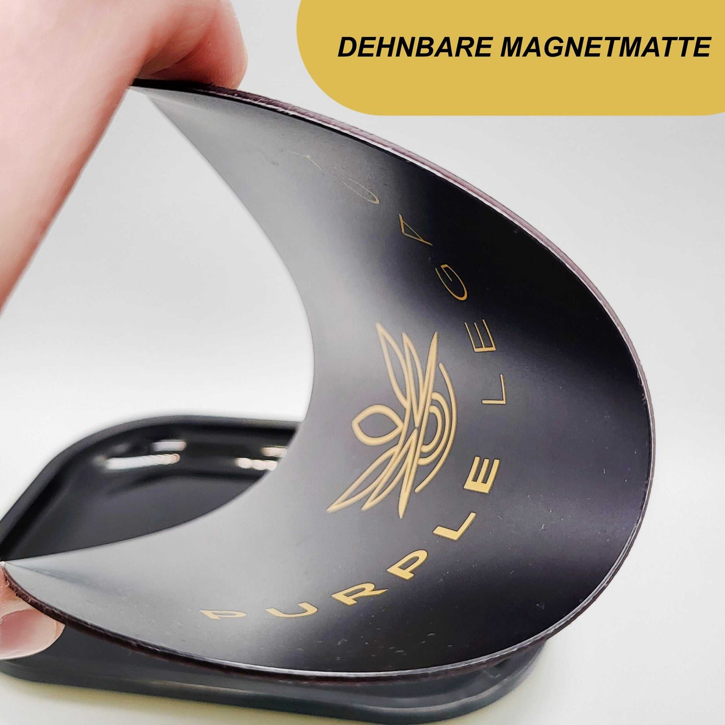 Rolling Tray Rolltablett 18cm x 14cm mit abgerundeten Kanten und Magnetischen Deckel für die Aufbewahrung von Zubehör in Weiß - PURPLE LEGACY SHOP