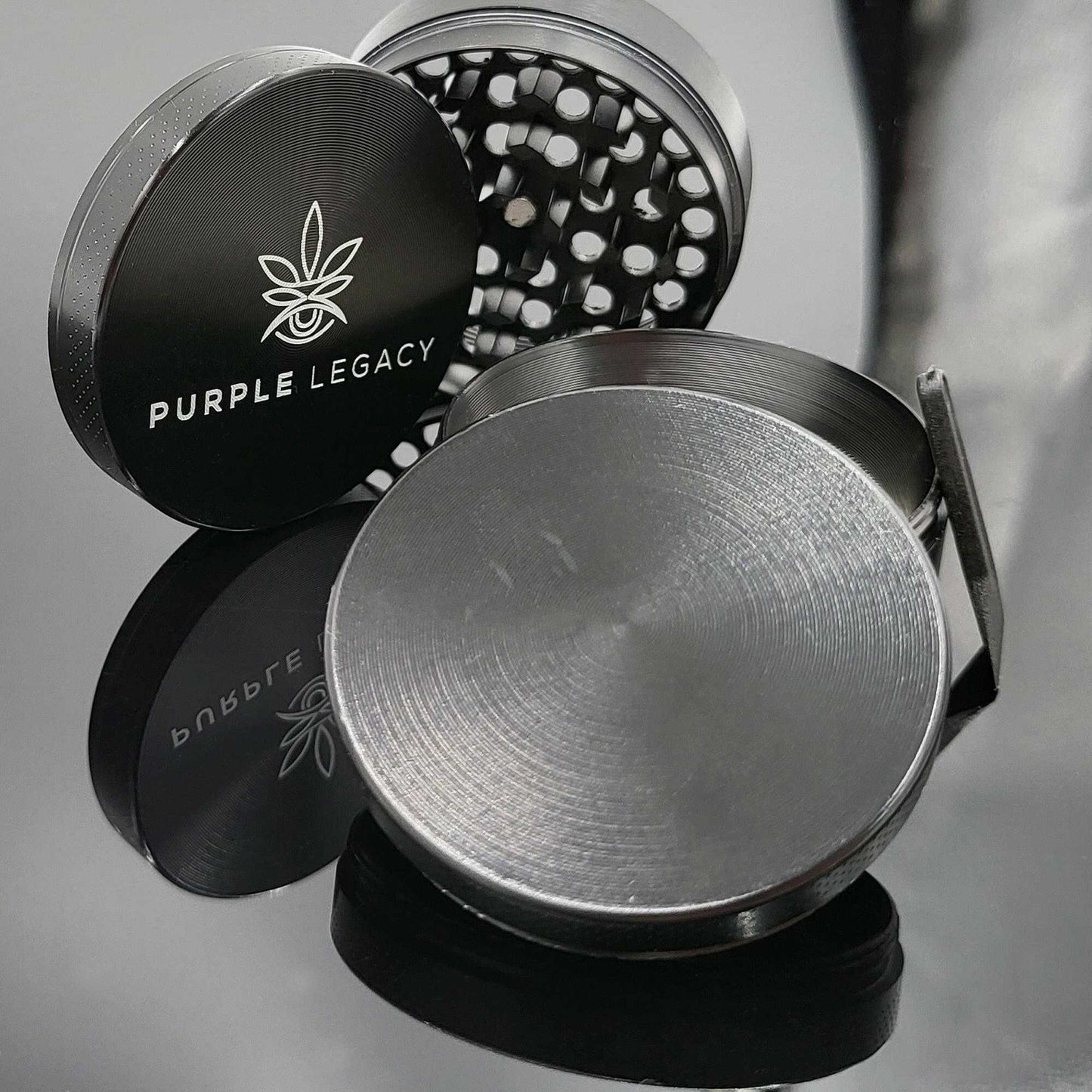 Grinder Set Scharfe Diamant-Form Zähne ø 50 mm 4-Teilig - PURPLE LEGACY SHOP